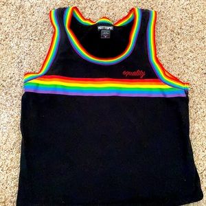 EQUALITY Rainbow 🌈 Hot Topic shirt